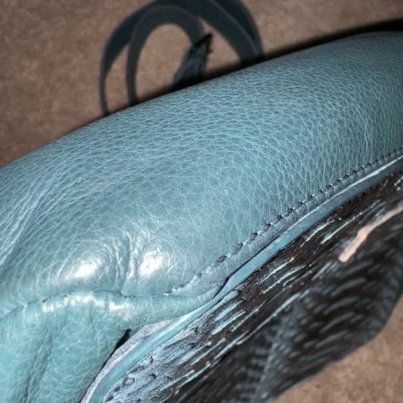 Liebeskind python-embossed leather crossbody bag.